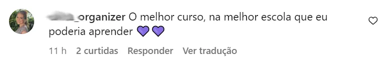 Depoimento de aluna 6